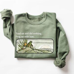 Frog And Toad Sweatshirt,Vintage Classic Book Sweatshirt,Frog And Toad Shirt